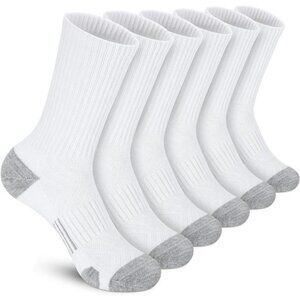 Athletic Crew Socks Cushion Running Moisture Wicking Breathable Arch Support